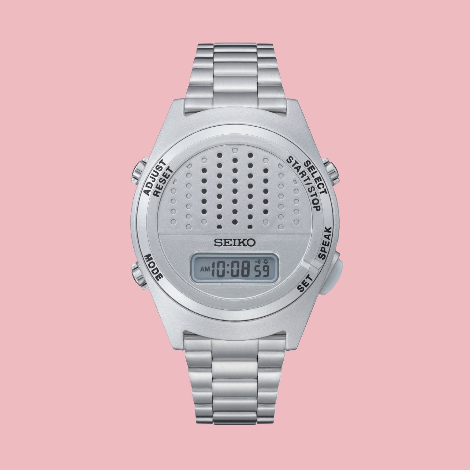2020 Digital talking watch Silver