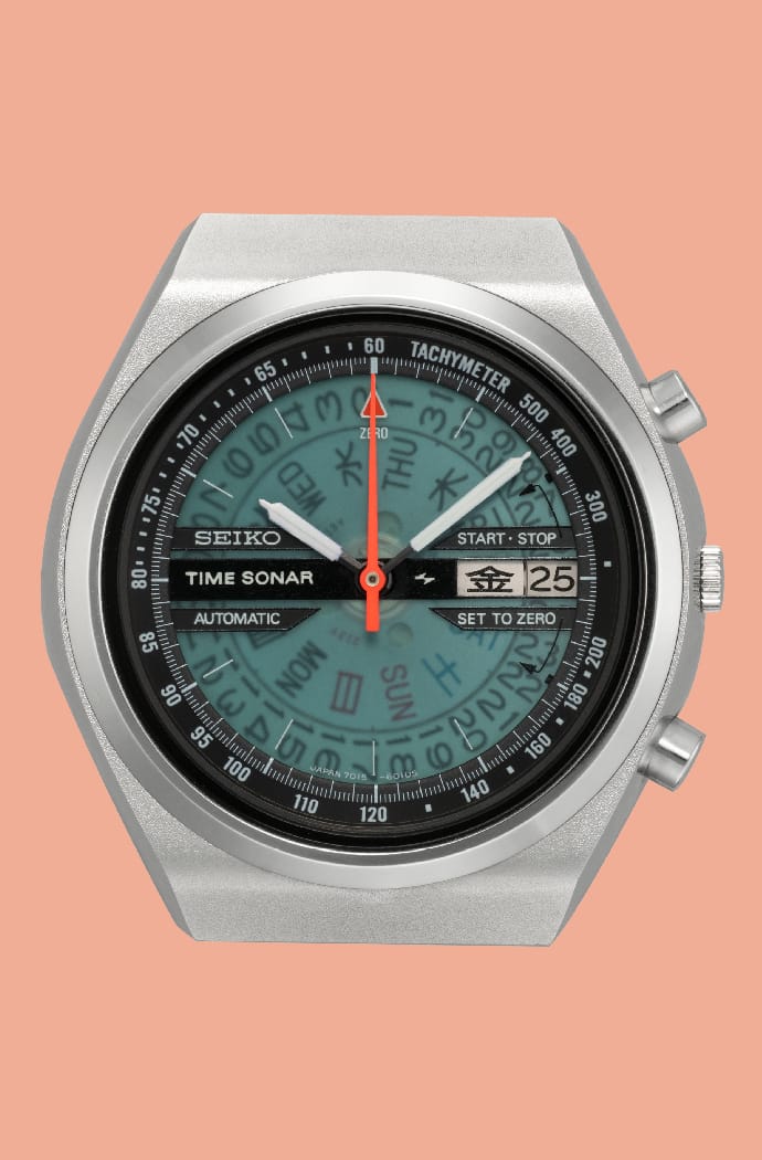 1976 Seiko Time Sonar | Seiko Design 140