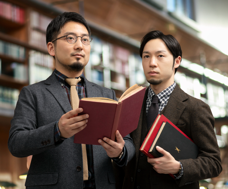 Photo of Takumi Kishino and Junpei Matsue