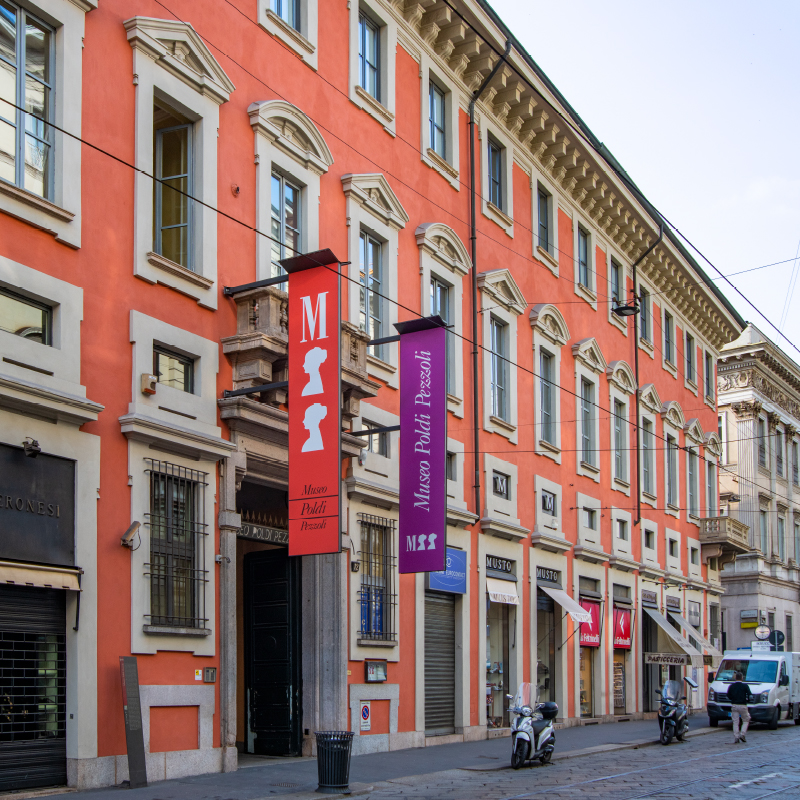 Photo of the exterior of the Poldi Pezzoli Museum