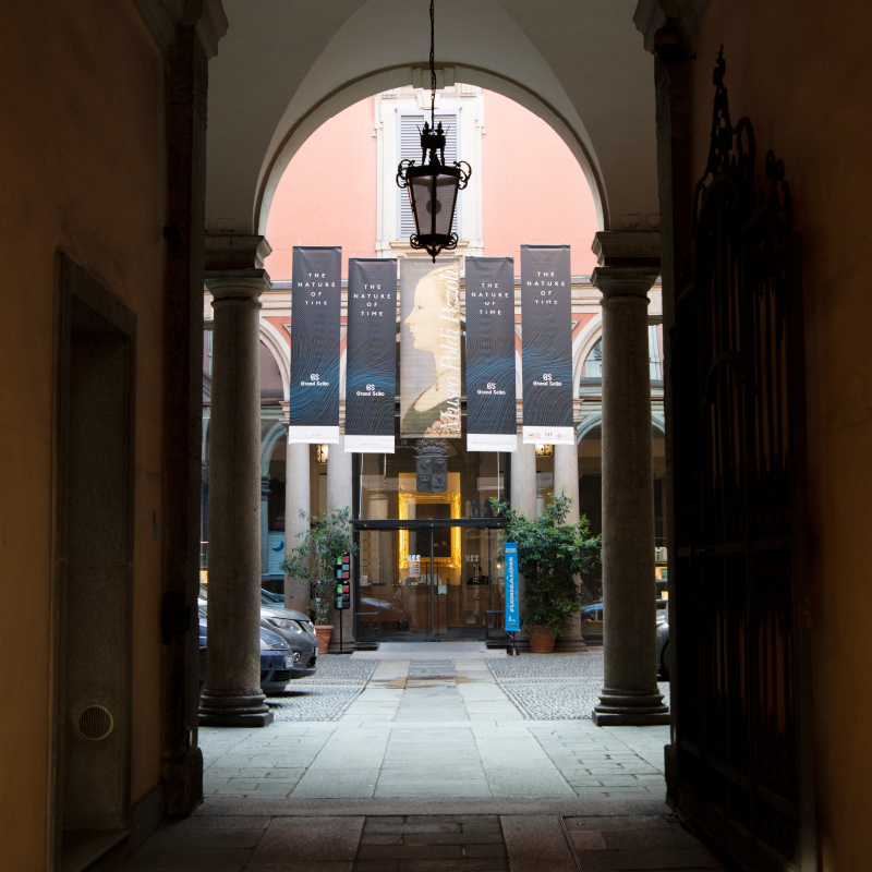 Photo of the entrance to the Poldi Pezzoli Museum