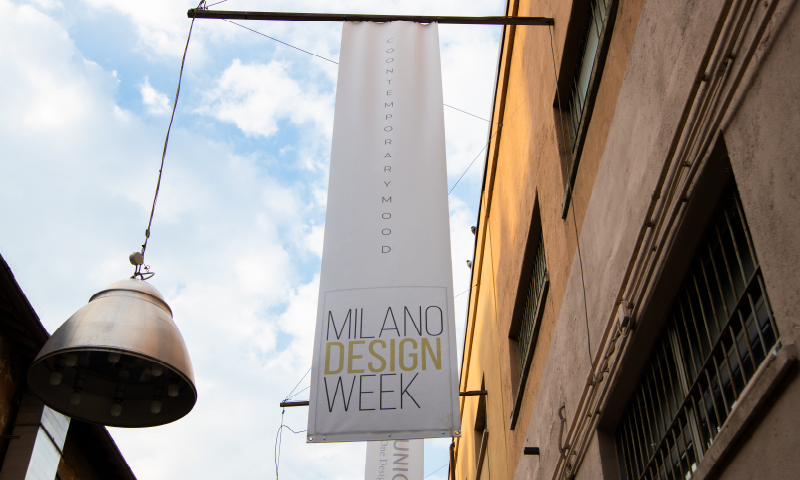 Photo of banner of Milan Design Week