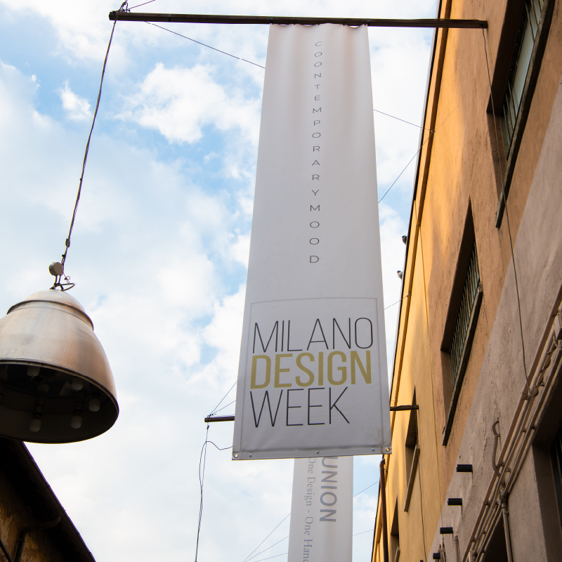 Photo of banner of Milan Design Week