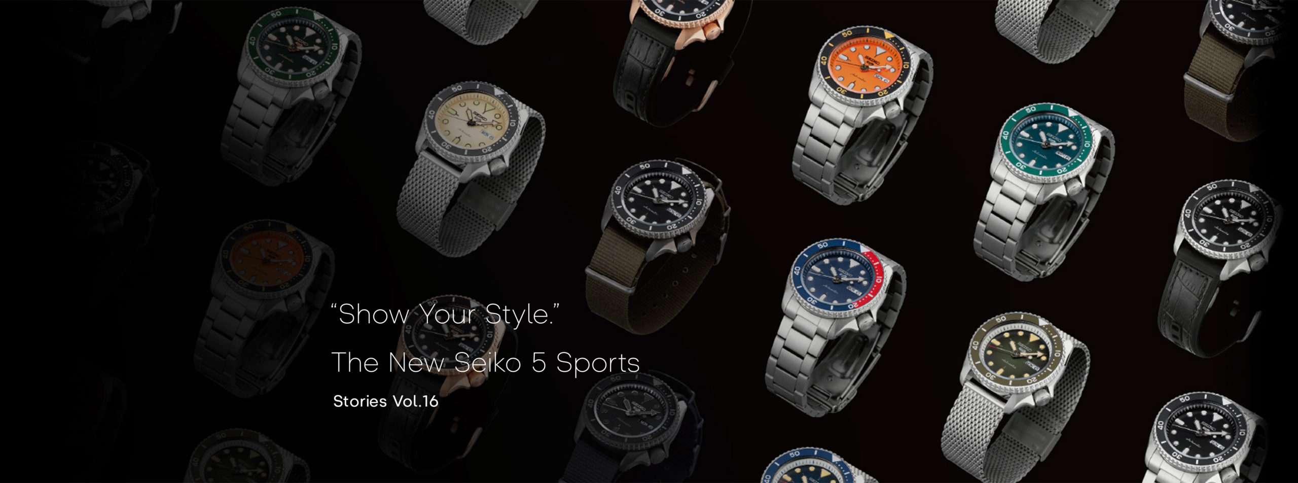 Vol.16 “Show Your Style.” The New Seiko 5 Sports