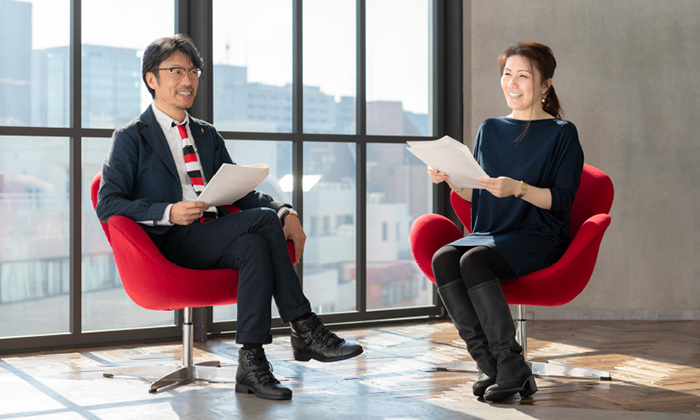 Photo of Shinji Sato and Makiko Handa