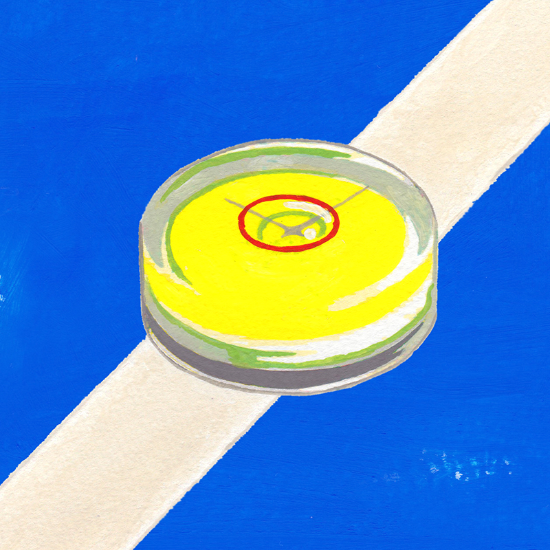 Illustration of the Spirit Level Watch