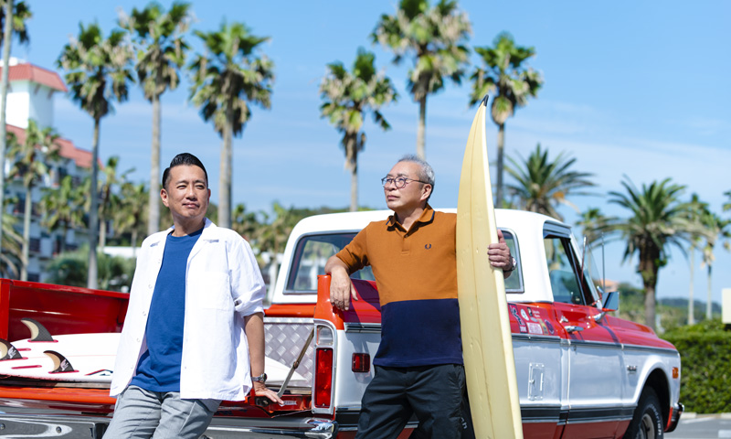 Photo of Toshiaki Kume and Takeshi Wada