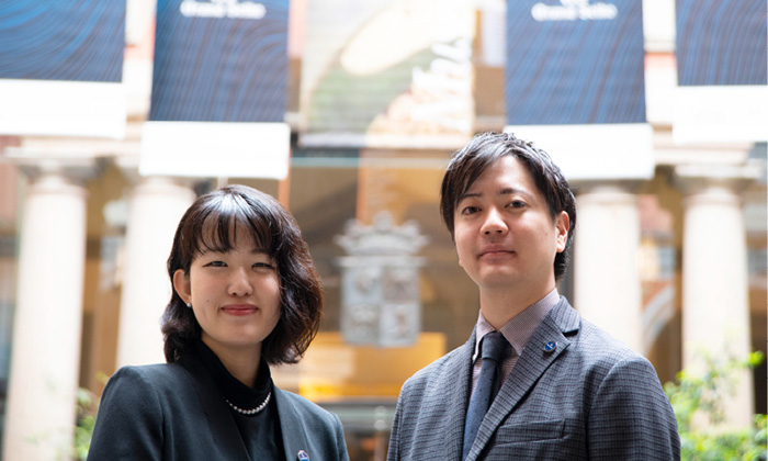 Photo of Akira Yoshida and Kanako Koriyama