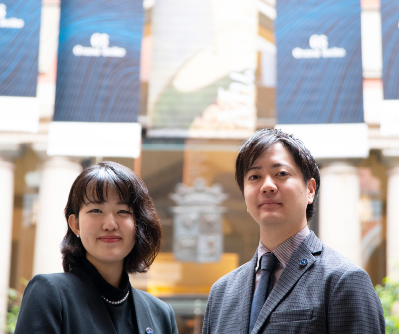 Photo of Akira Yoshida and Kanako Koriyama