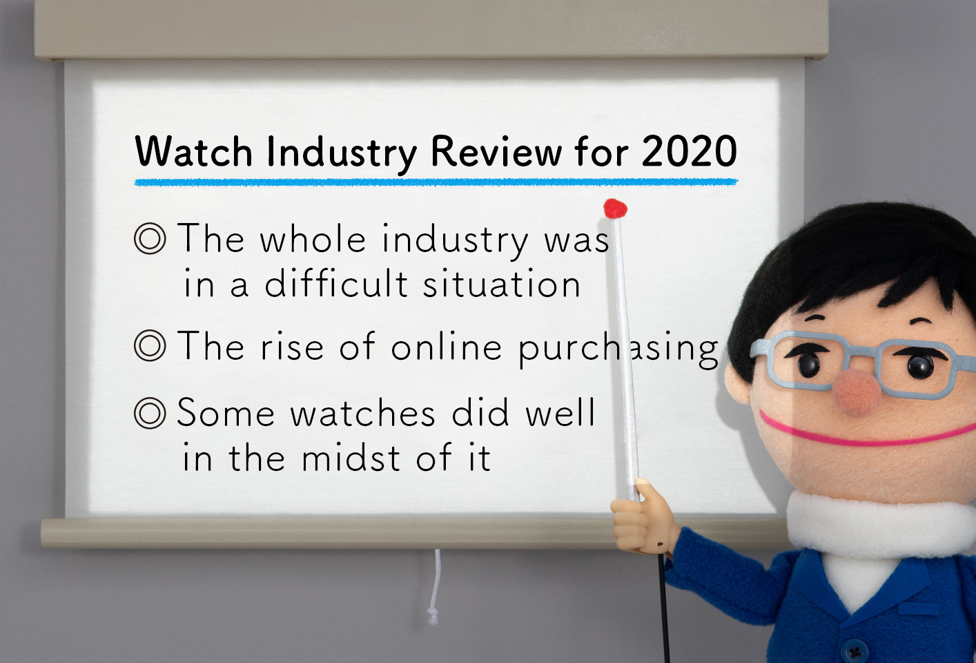 Watch Industry Review for 2020 / The whole industry was in a difficult situation / The rise of online purchasing / Some watches did well in the midst of it