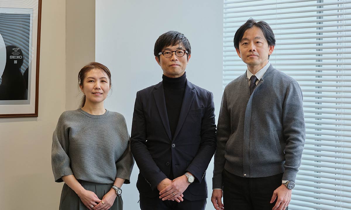 左から半田、久保、鎌田。
