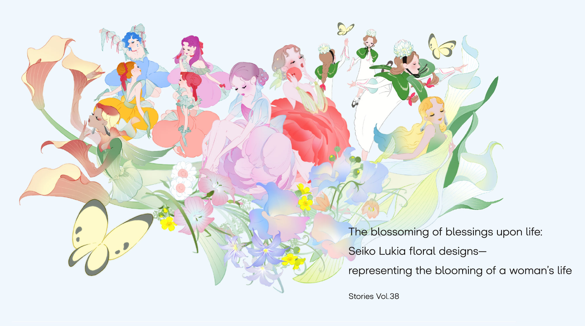 Vol.38 The blossoming of blessings upon life: Seiko Lukia floral designs— representing the blooming of a woman’s life