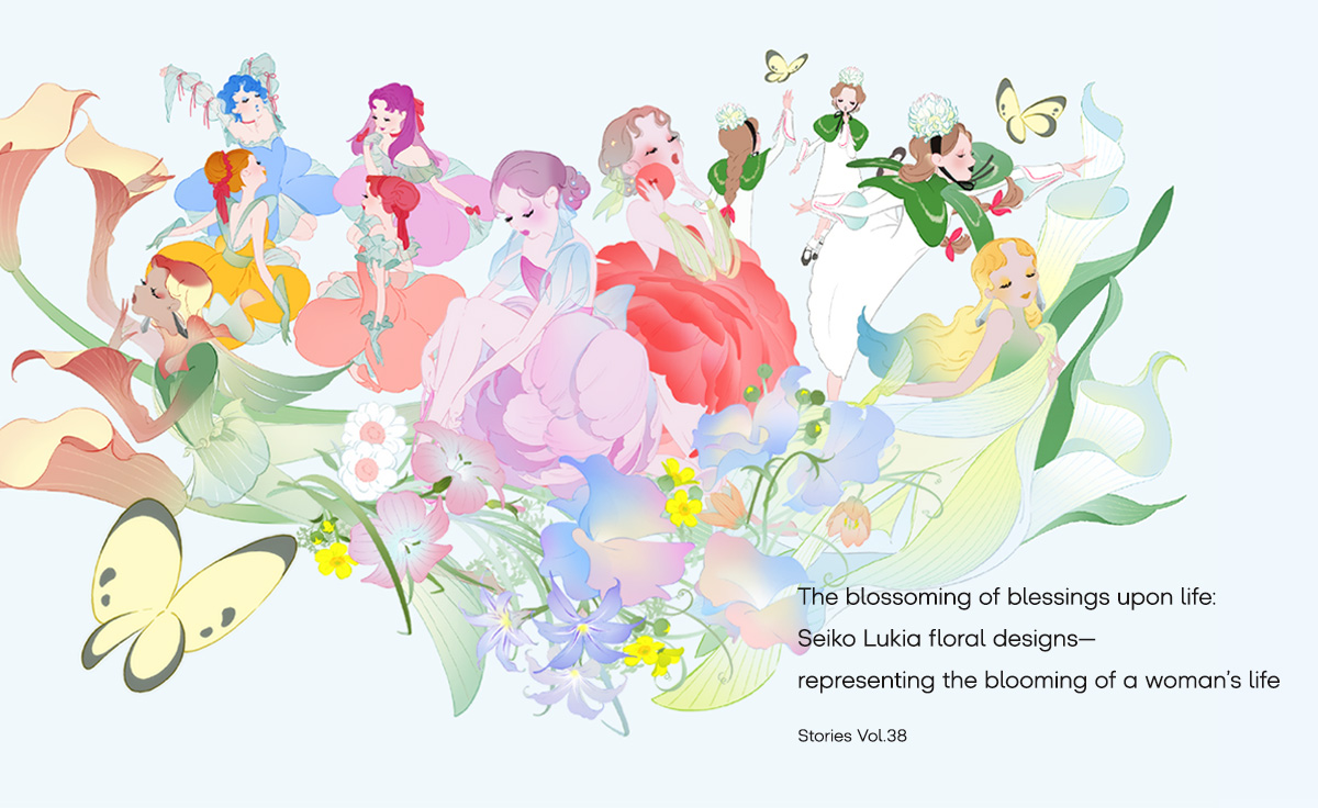 Vol.38 The blossoming of blessings upon life: Seiko Lukia floral designs— representing the blooming of a woman’s life