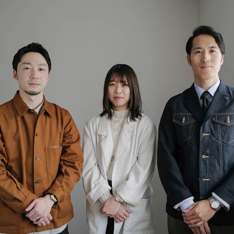 左から松榮、石井、松本。