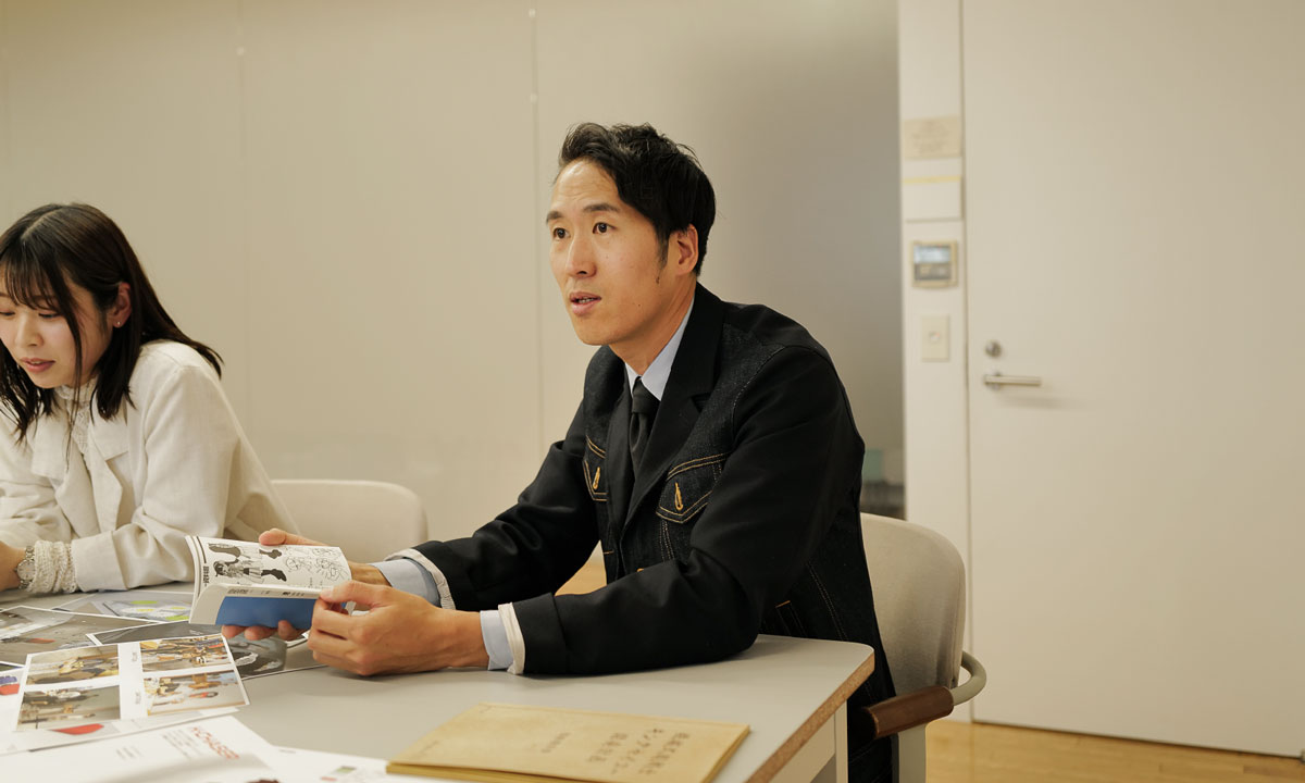 企画展「駆動せよ!超戦士キングセイコー」について語る松本